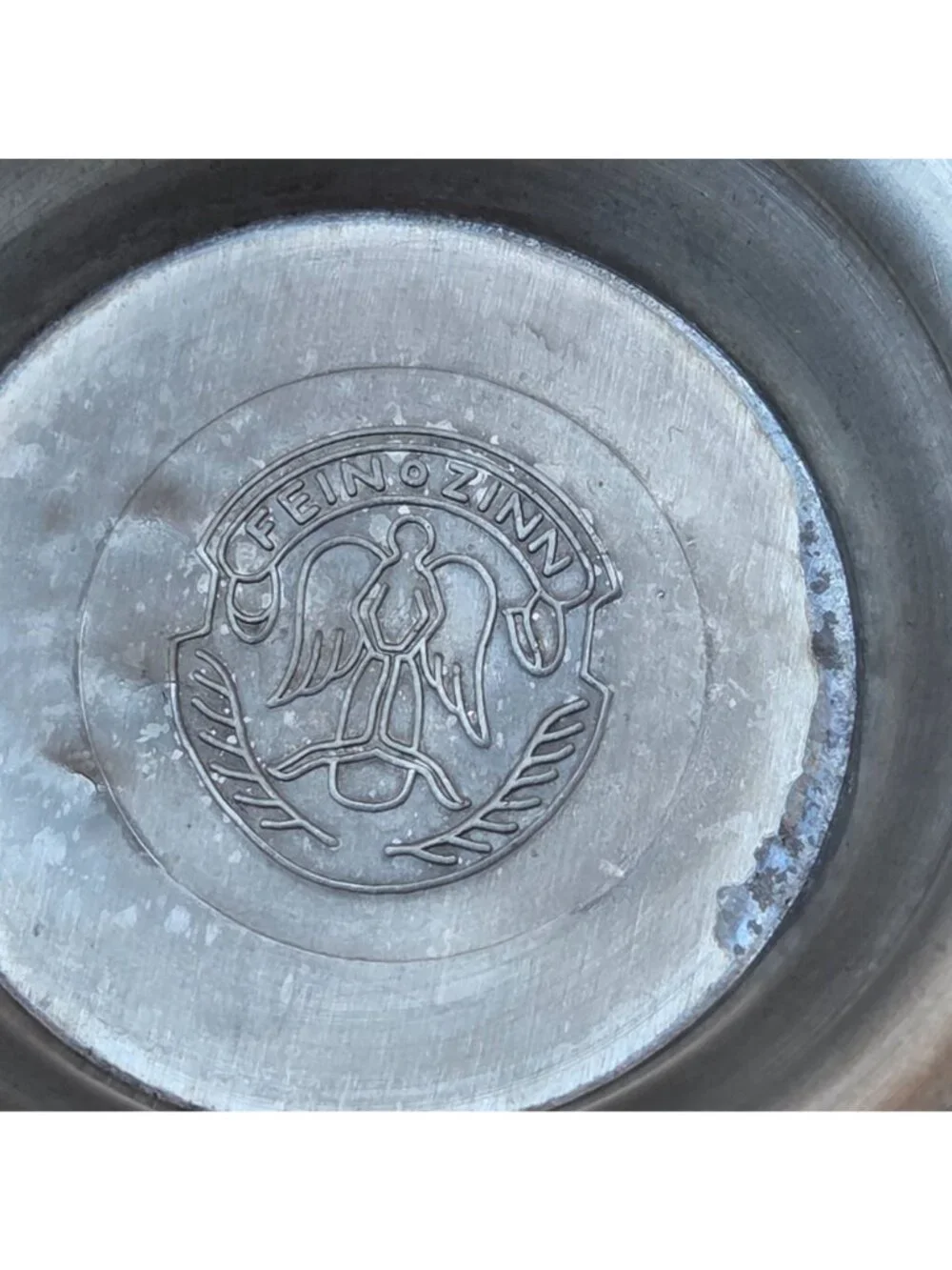 BMF Nürnberg Fein Zinn German Pewter Porringer Brandy Bowl Original Tag